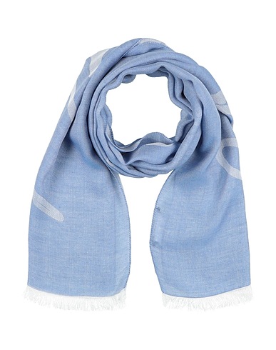 ARMANI EXCHANGE Scarves and foulards Light blue 48% Modal, 34% Polyester, 18% Viscose