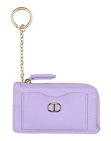 TWINSET Small Leather Goods Lilac Textile fibres