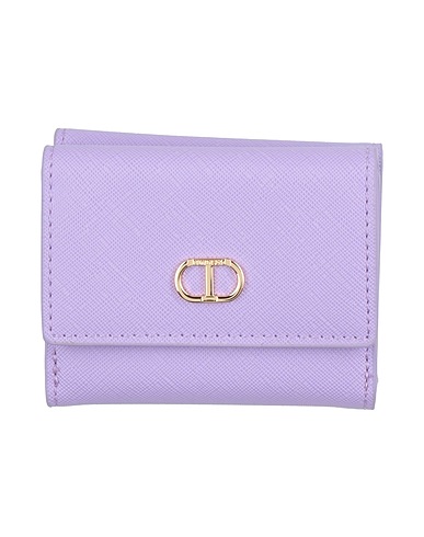 TWINSET Wallet Lilac Textile fibres