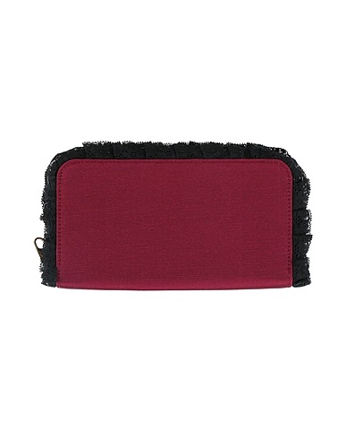 RED(V) Wallet Burgundy Textile fibres