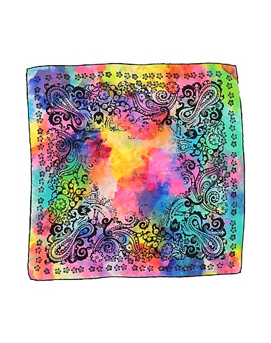 DESTIN Scarves and foulards Orange 100% Silk