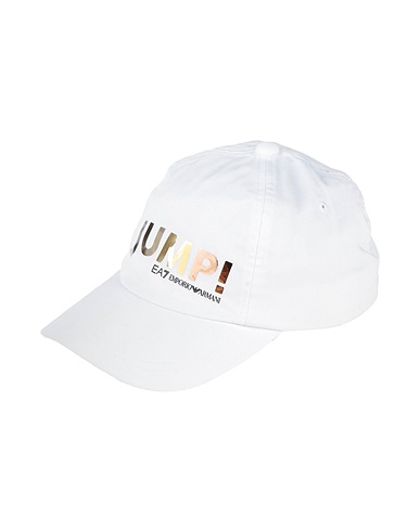 EA7 Hat White 100% Cotton