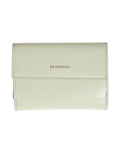 JIL SANDER Wallet Sage green Leather