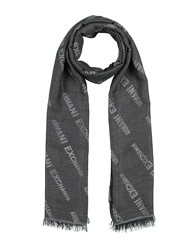 ARMANI EXCHANGE Scarves and foulards Black 38% Polyester, 26% Modal, 20% Viscose, 16% Acetate