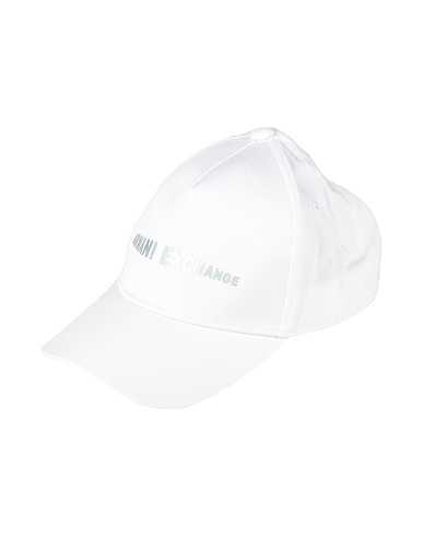 ARMANI EXCHANGE Hat White 100% Cotton