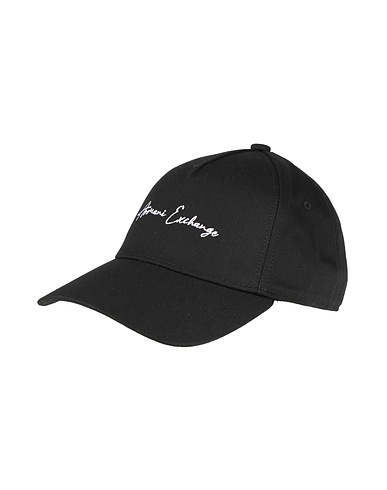 ARMANI EXCHANGE Hat Black 100% Cotton