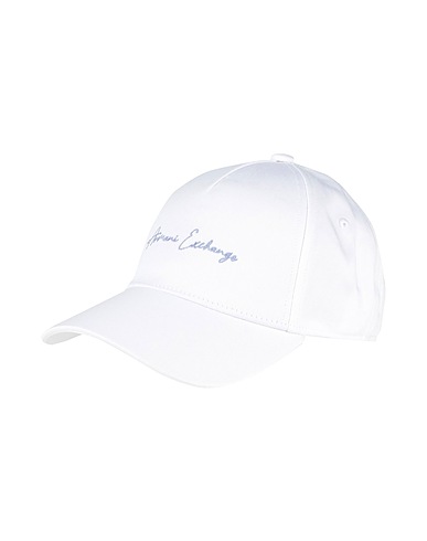 ARMANI EXCHANGE Hat White 100% Cotton
