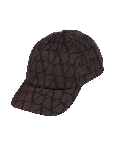 VALENTINO GARAVANI Hat Dark brown 100% Polyester