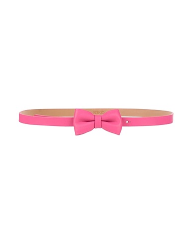RED(V) Thin belt Pink Leather