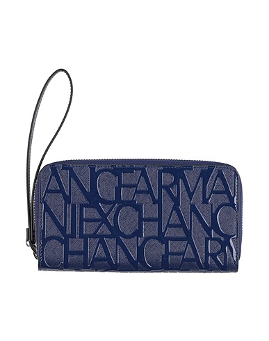 ARMANI EXCHANGE Πορτοφόλι Μπλε 100% Πολυεστέρας, Πολυουρεθάνη