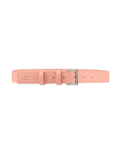 ARMANI EXCHANGE Belts Pink 100% Polyester, Polyurethane