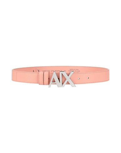 ARMANI EXCHANGE Belts Pink 100% Polyester, Polyurethane
