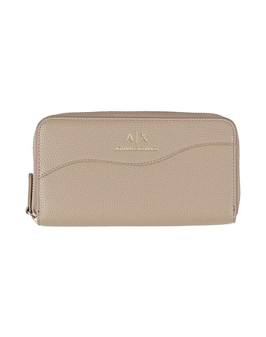 ARMANI EXCHANGE Wallet Khaki 100% Polyester, Polyurethane