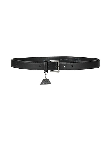 ARMANI EXCHANGE Belts Black 100% Polyester, Polyurethane