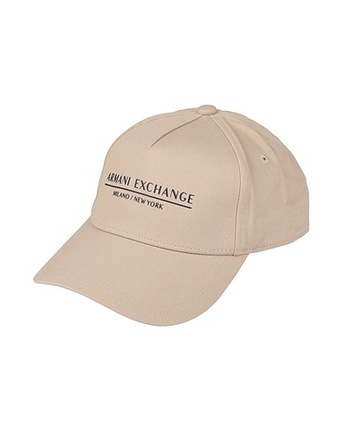 ARMANI EXCHANGE Mützen & Hüte Beige 100% Baumwolle
