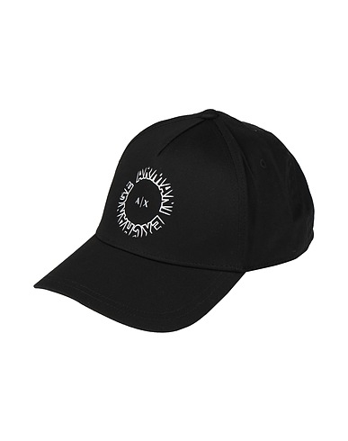 ARMANI EXCHANGE Hat Black 100% Cotton