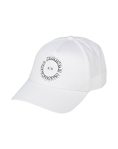 ARMANI EXCHANGE Cappello Bianco 100% Cotone