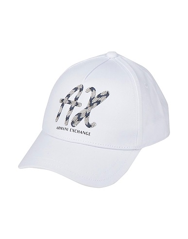 ARMANI EXCHANGE Hat White 100% Cotton