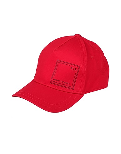ARMANI EXCHANGE Hat Red 100% Cotton