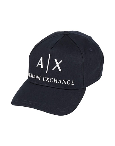 ARMANI EXCHANGE Hat Midnight blue 100% Cotton