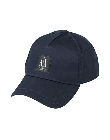 ARMANI EXCHANGE 帽子 ミッドナイトブルー コットン 100%