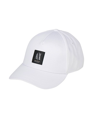 ARMANI EXCHANGE 帽子 ホワイト コットン 100%