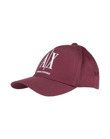 ARMANI EXCHANGE Cappello Bordeaux 100% Cotone