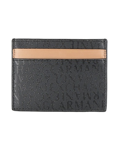 ARMANI EXCHANGE Small Leather Goods Black 70% Polyester, 30% Cotton, PVC - Polyvinyl chloride, Cow leather