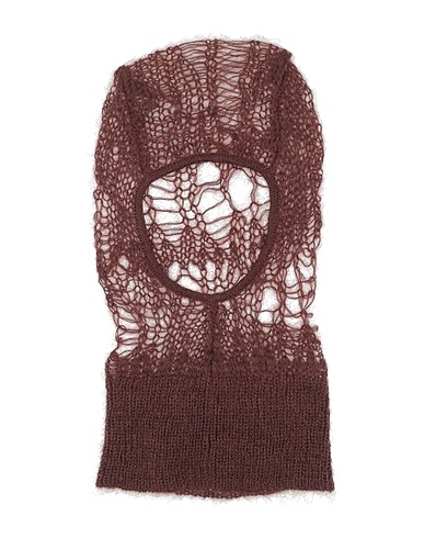 RICK OWENS Cappello Cioccolato 50% Poliammide, 46% Lana mohair, 4% Lana
