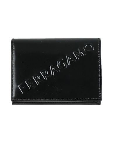 FERRAGAMO Small Leather Goods Black Calfskin