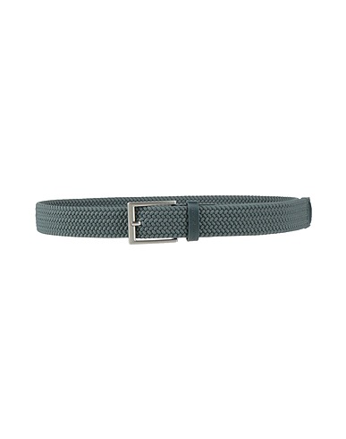 ARMANI EXCHANGE Fabric belt GRIGIO 83% Polyester, 17% Rubber, Leather