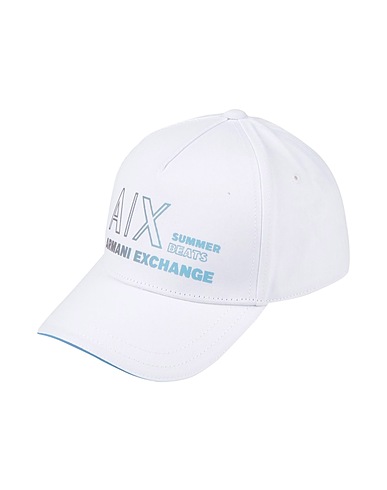 ARMANI EXCHANGE Hat White 100% Polyester