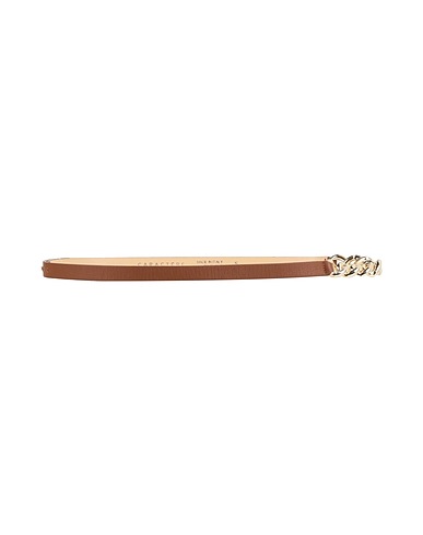 CARACTÈRE Thin belt Chocolate brown Leather