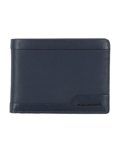 PIQUADRO Wallet Blue Leather