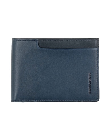 PIQUADRO Wallet Midnight blue Leather