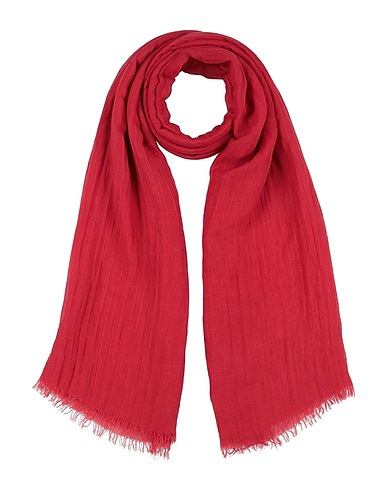 RICK OWENS Scarves and foulards Red 50% Modal, 42% Linen, 8% Silk