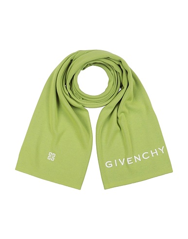 GIVENCHY Scarves and foulards Lime green 100% Wool