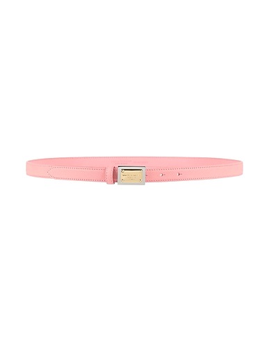 DOLCE&GABBANA Cintura Sottile Rosa 100% Pelle di vitello