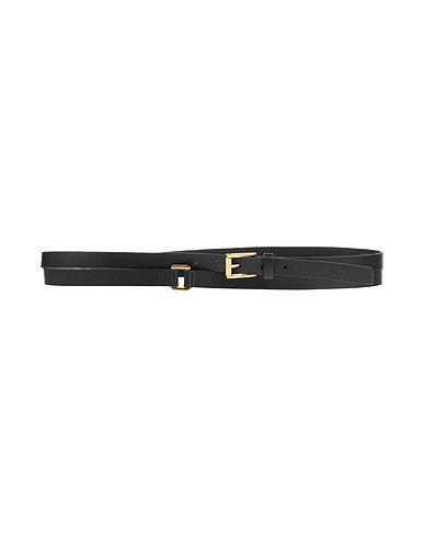 DOLCE&GABBANA Cintura in pelle Nero 100% Pelle di vitello