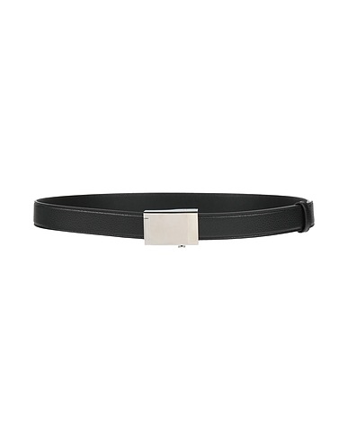 DUNHILL Leather belt Black Leather