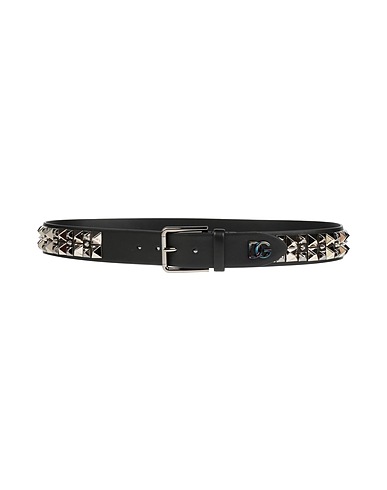 DOLCE&GABBANA Leather belt Black Leather