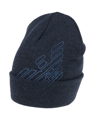 EMPORIO ARMANI Hat Navy 100% Wool