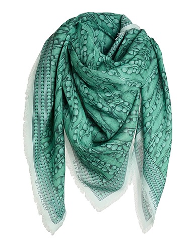 GIVENCHY Scarves and foulards Green 90% Modal, 10% Cashmere