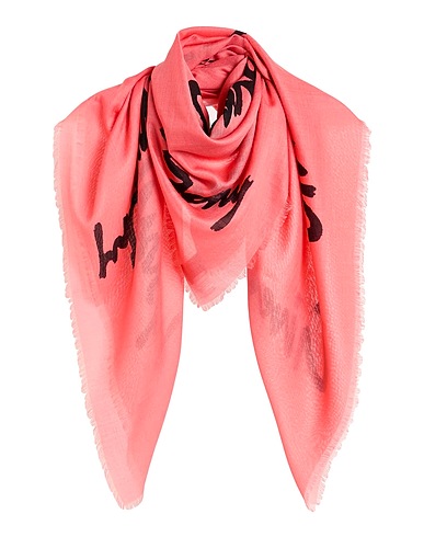 GIVENCHY Scarves and foulards Salmon pink 65% Cashmere, 35% Silk