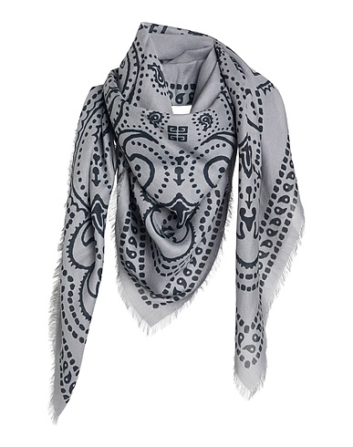 GIVENCHY Schals und Foulards Grau 90% Modal, 10% Kaschmir