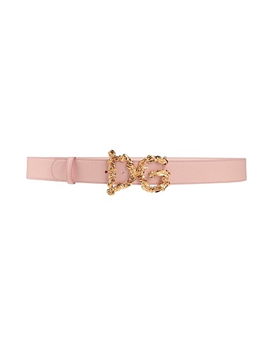 DOLCE&GABBANA Regular belt Pink 100% Calfskin