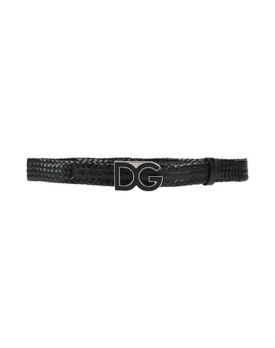 DOLCE&GABBANA Leather belt Black Leather