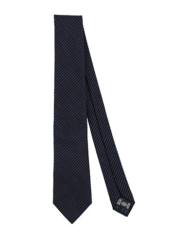 EMPORIO ARMANI Ties and bow ties Midnight blue 51% Lyocell, 49% Virgin Wool