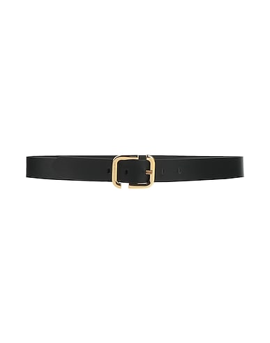 EMPORIO ARMANI Regular belt Black Leather