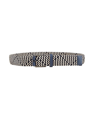 EMPORIO ARMANI Fabric belt Sand 70% Viscose, 30% Elastane, Cow leather
